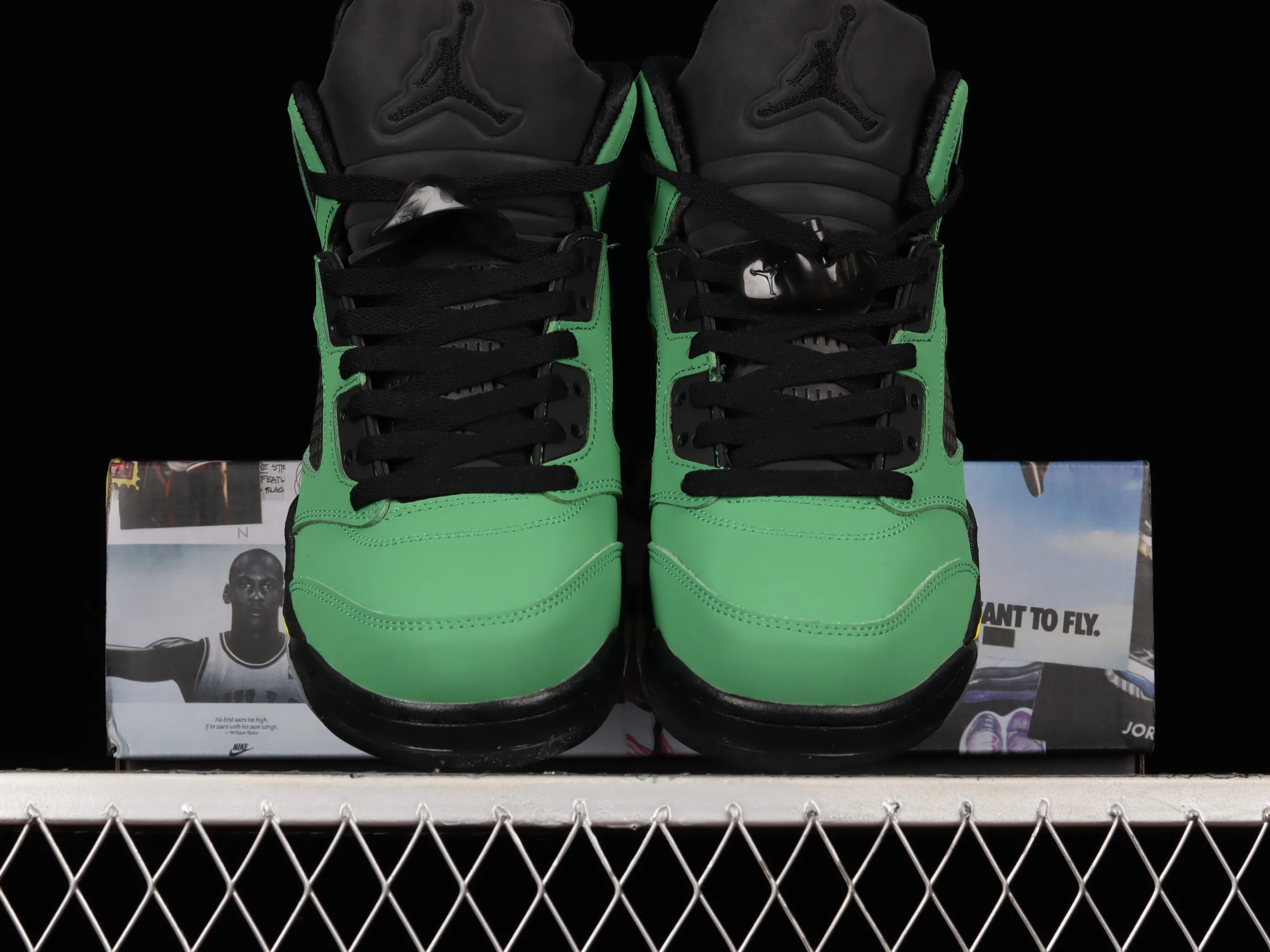 All categories Air Jordan Jordan series basketball shoes Air Jordan 5 Air Jordan 5 SE "Oregon Ducks" AJ5 Joe 5 Oregon Apple Green CK6631-307